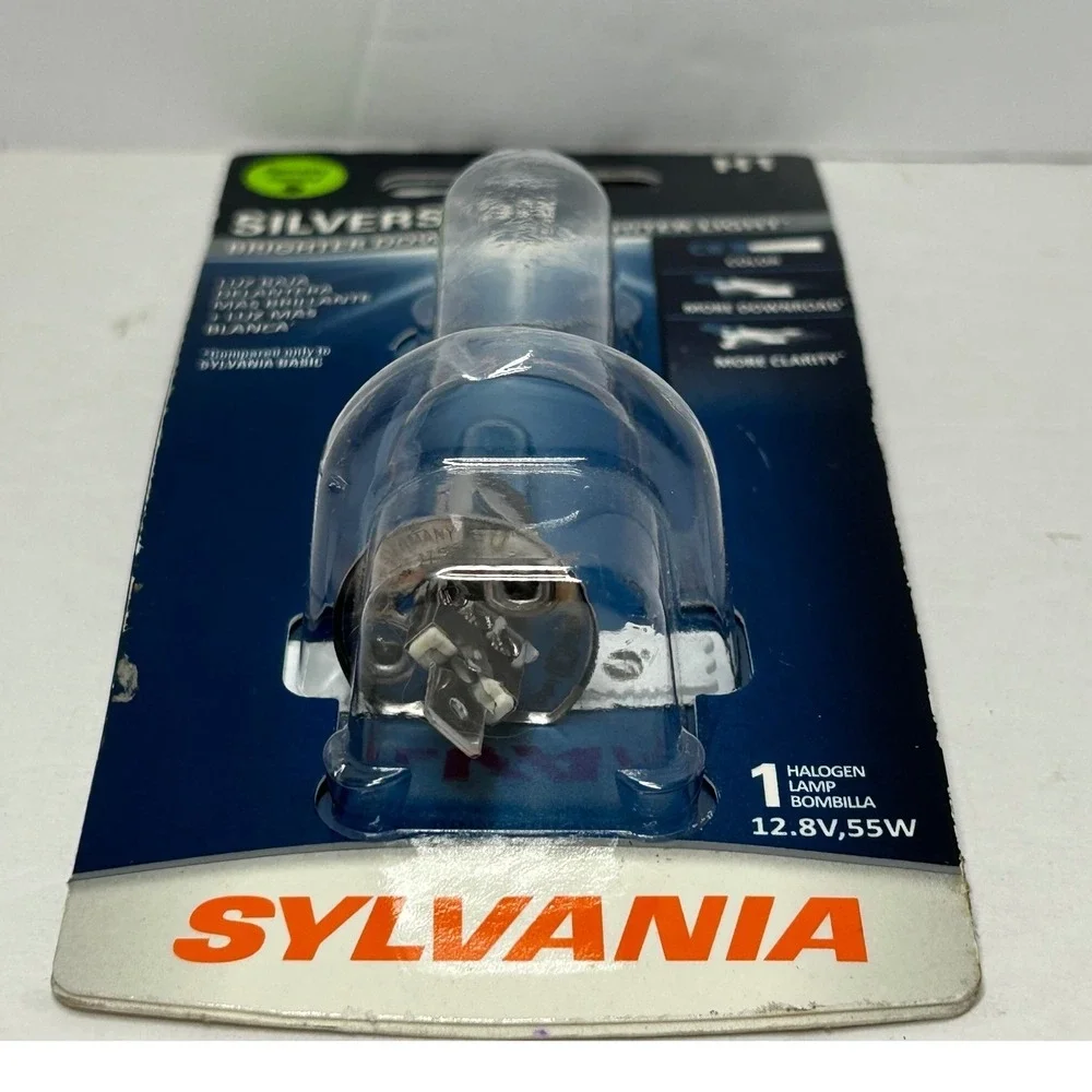 Sylvania SilverStar H1 Headlight Bulb Brighter Down-road Whiter‎ Light
